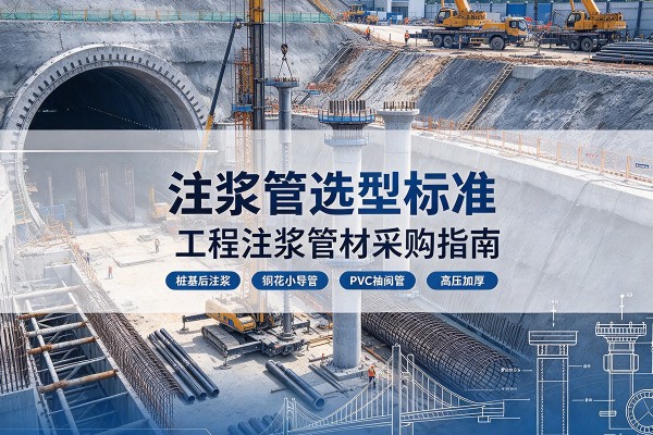 普洱注浆管选型标准