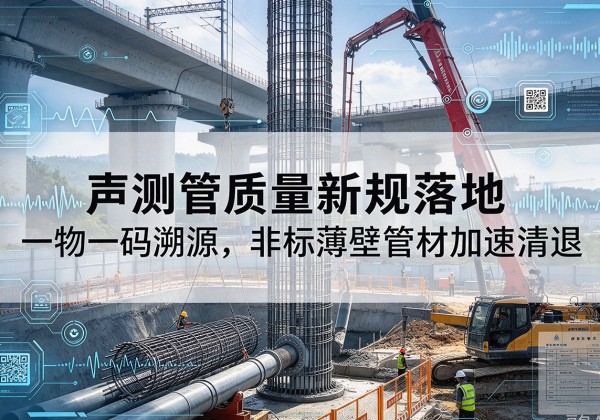 普洱声测管质量新规落地，一物一码溯源，非标薄壁管材加速清退