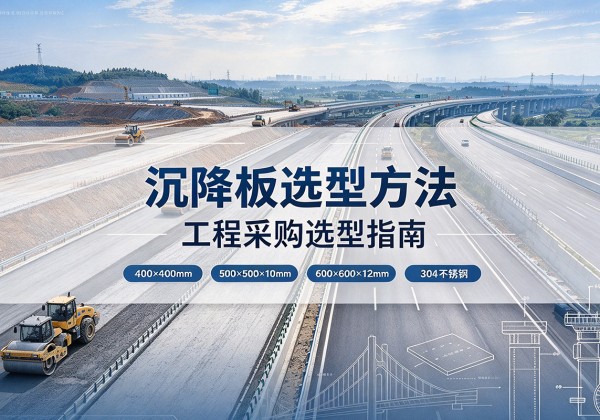 普洱沉降板选择方法